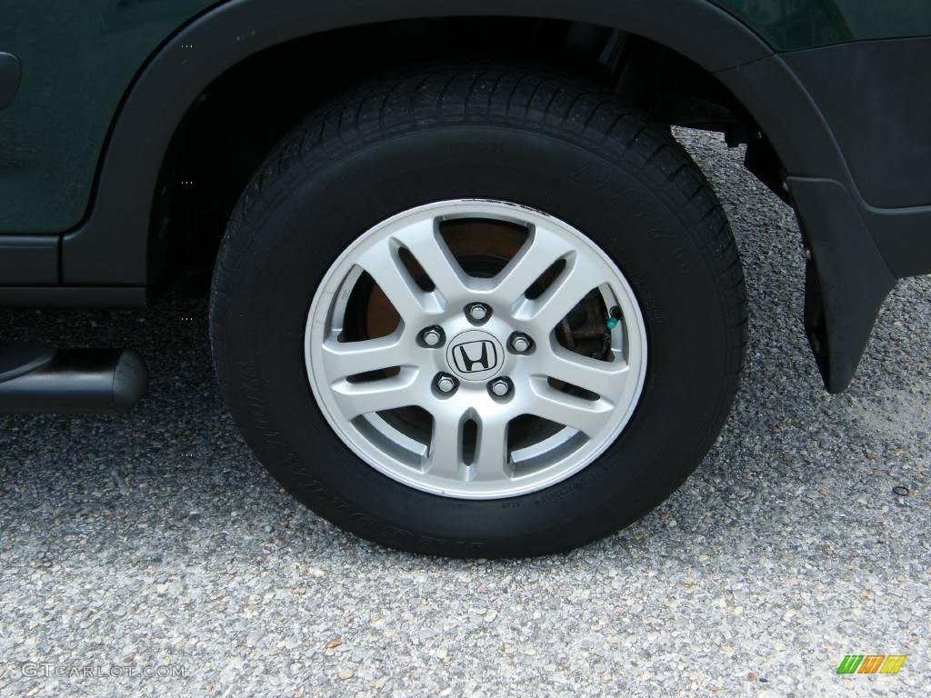 2003 CR-V EX 4WD - Clover Green Pearl / Saddle photo #11