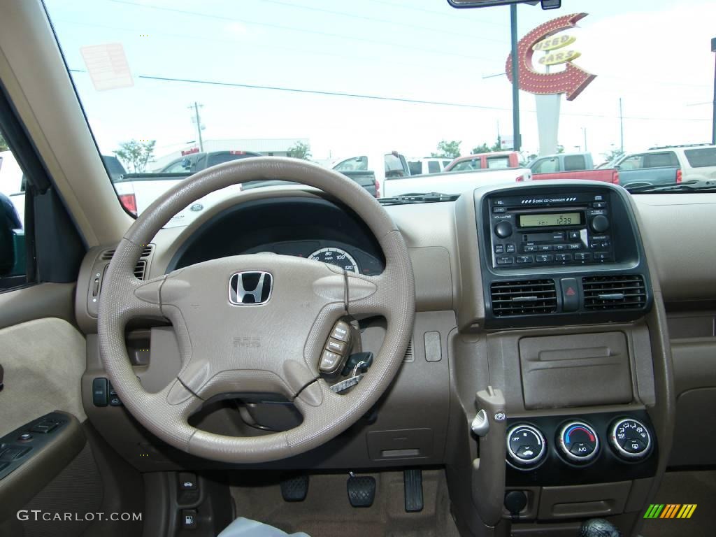2003 CR-V EX 4WD - Clover Green Pearl / Saddle photo #18