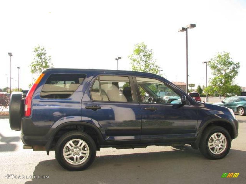2004 CR-V EX 4WD - Eternal Blue Pearl / Black photo #5