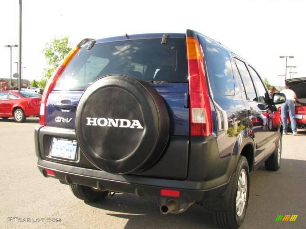 2004 CR-V EX 4WD - Eternal Blue Pearl / Black photo #6