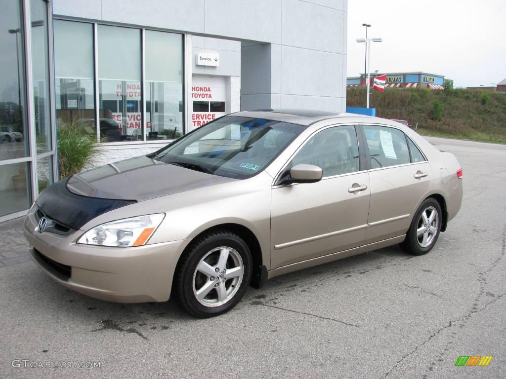2003 Accord EX-L Sedan - Desert Mist Metallic / Ivory photo #2