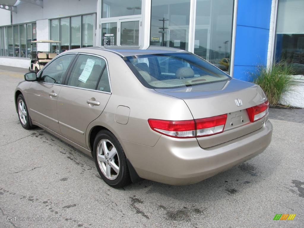 2003 Accord EX-L Sedan - Desert Mist Metallic / Ivory photo #4