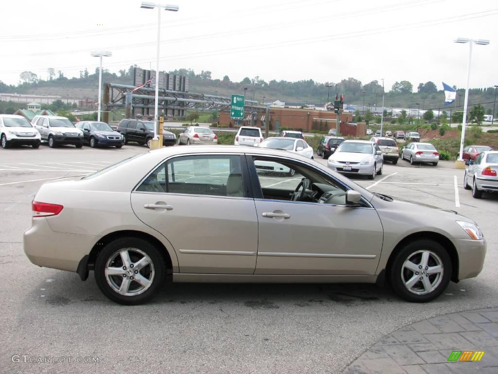 2003 Accord EX-L Sedan - Desert Mist Metallic / Ivory photo #7