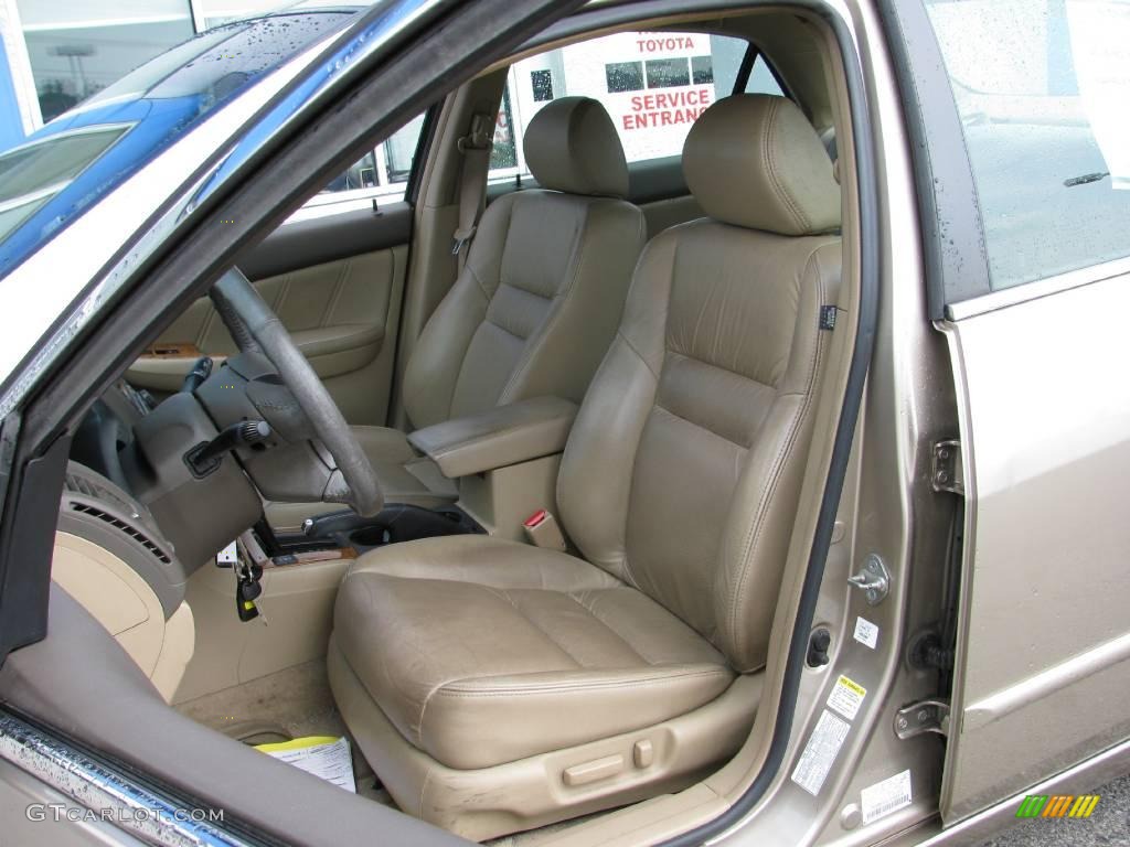 2003 Accord EX-L Sedan - Desert Mist Metallic / Ivory photo #14