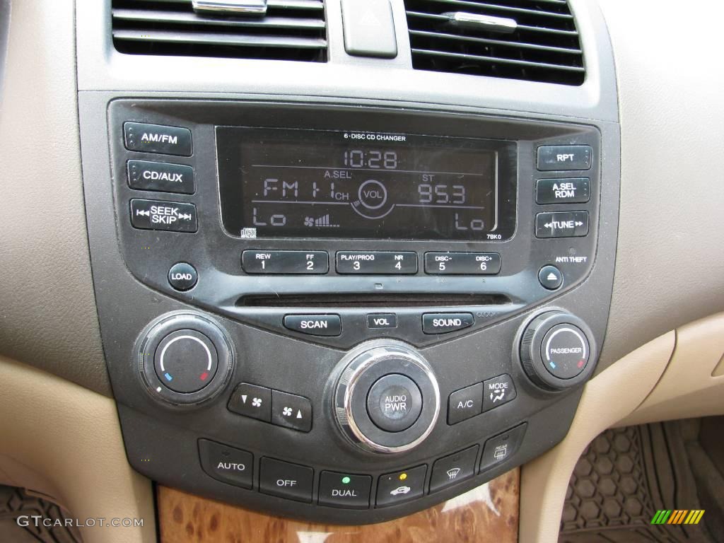 2003 Accord EX-L Sedan - Desert Mist Metallic / Ivory photo #17
