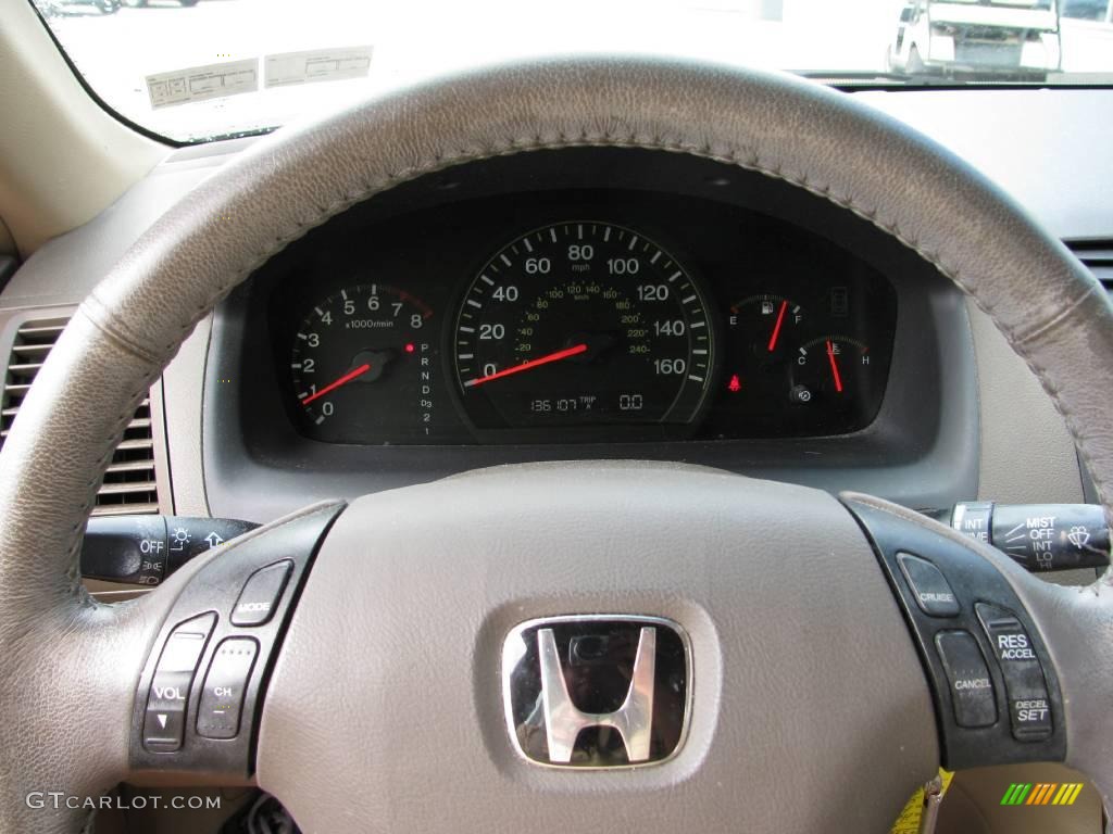 2003 Accord EX-L Sedan - Desert Mist Metallic / Ivory photo #18