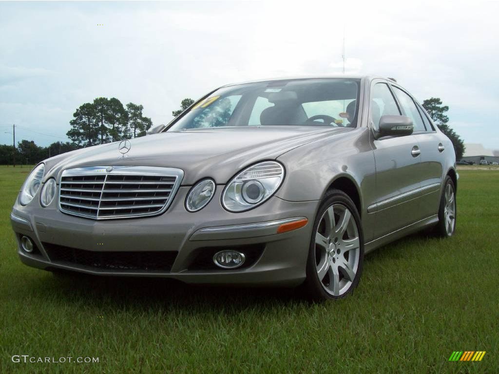 2007 E 350 Sedan - Pewter Metallic / Black photo #1