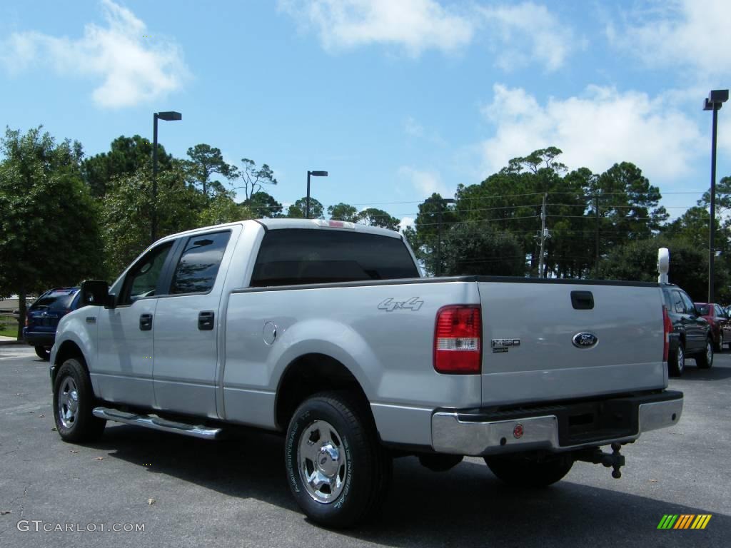 2006 F150 XLT SuperCrew 4x4 - Silver Metallic / Medium/Dark Flint photo #3