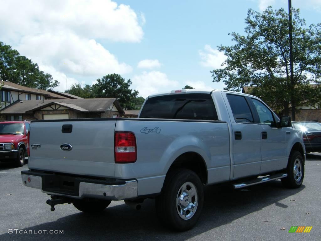 2006 F150 XLT SuperCrew 4x4 - Silver Metallic / Medium/Dark Flint photo #5