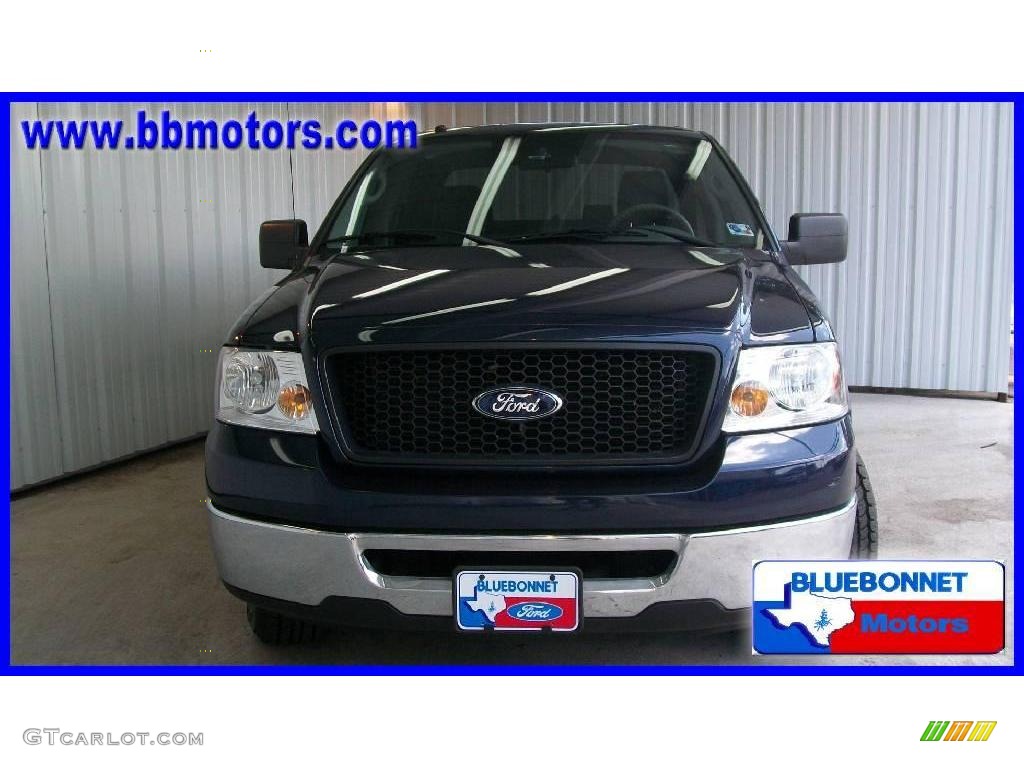 2006 F150 XLT SuperCrew - True Blue Metallic / Medium/Dark Flint photo #2