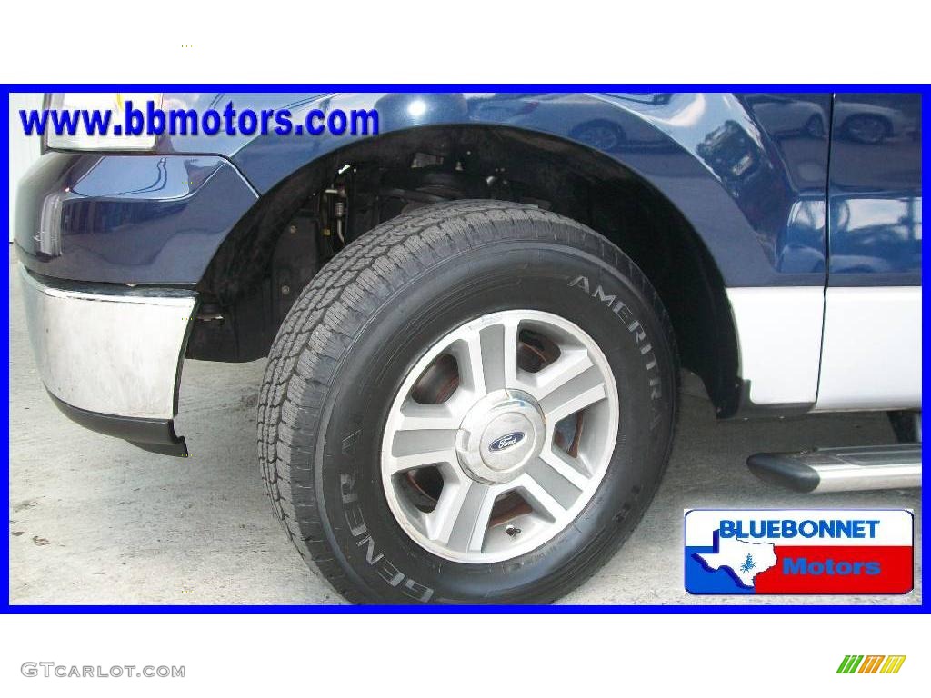 2006 F150 XLT SuperCrew - True Blue Metallic / Medium/Dark Flint photo #5