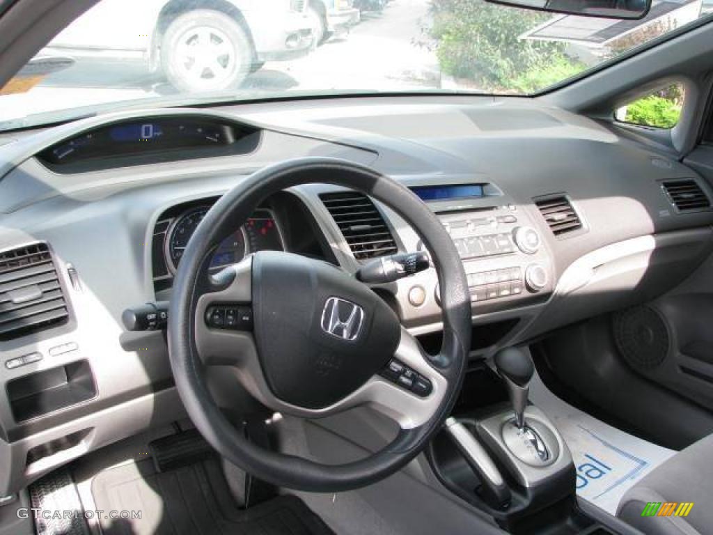 2007 Civic EX Sedan - Royal Blue Pearl / Gray photo #11