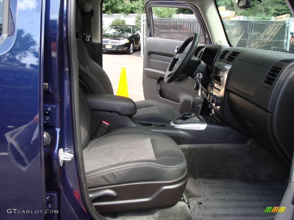 2007 H3  - Midnight Blue Metallic / Ebony Black photo #15