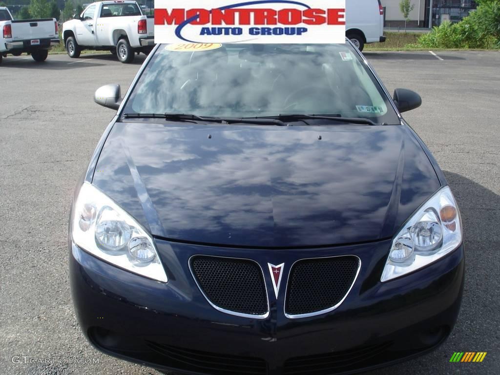 2009 G6 GT Sedan - Midnight Blue Metallic / Ebony photo #22