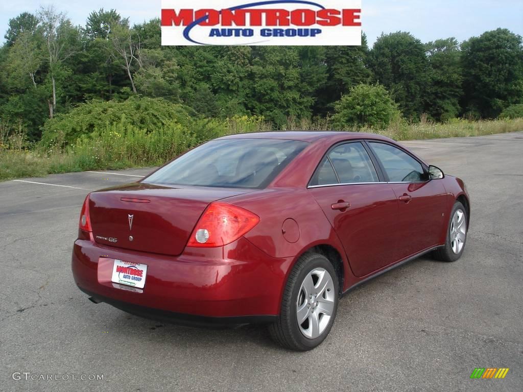 2009 G6 Sedan - Performance Red Metallic / Ebony photo #3