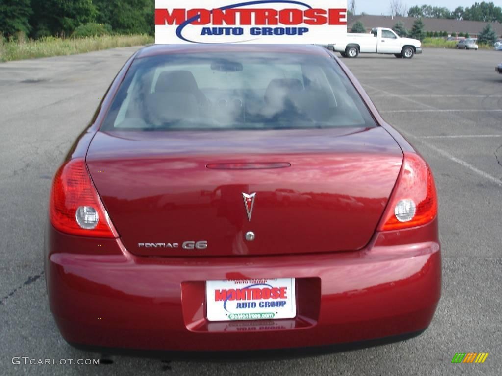 2009 G6 Sedan - Performance Red Metallic / Ebony photo #4