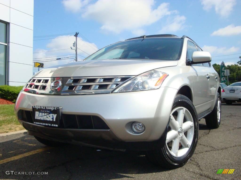 2005 Murano SE AWD - Sheer Silver Metallic / Charcoal photo #2