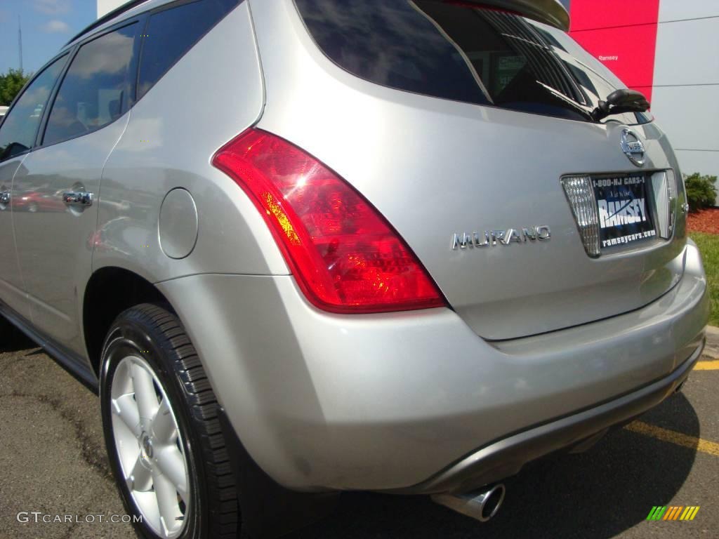 2005 Murano SE AWD - Sheer Silver Metallic / Charcoal photo #19