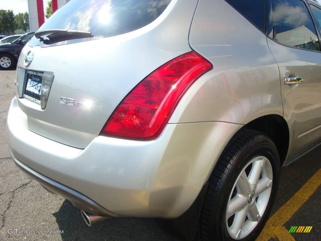 2005 Murano SE AWD - Sheer Silver Metallic / Charcoal photo #21