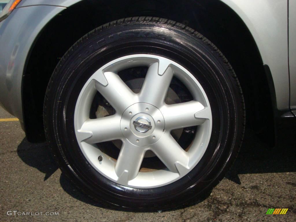 2005 Murano SE AWD - Sheer Silver Metallic / Charcoal photo #24