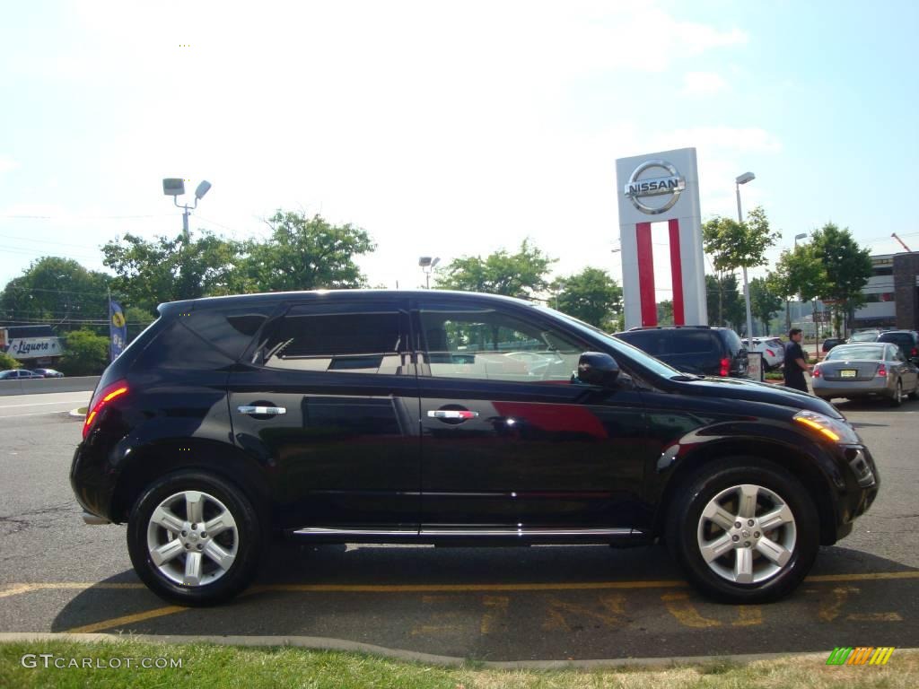 2006 Murano SL AWD - Super Black / Charcoal photo #11