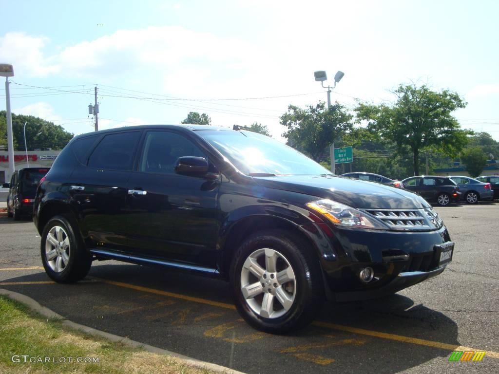 2006 Murano SL AWD - Super Black / Charcoal photo #12