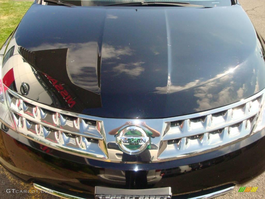 2006 Murano SL AWD - Super Black / Charcoal photo #15