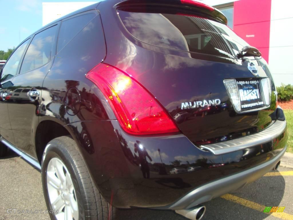 2006 Murano SL AWD - Super Black / Charcoal photo #18