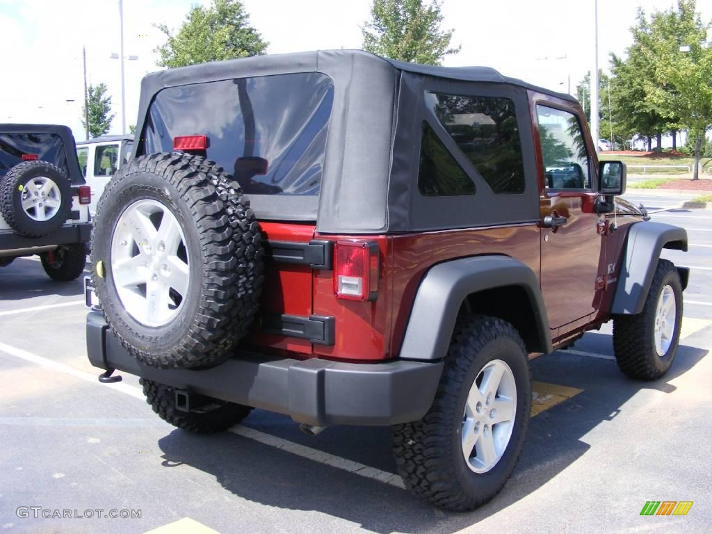 2009 Wrangler X 4x4 - Red Rock Crystal Pearl Coat / Dark Slate Gray/Medium Slate Gray photo #3