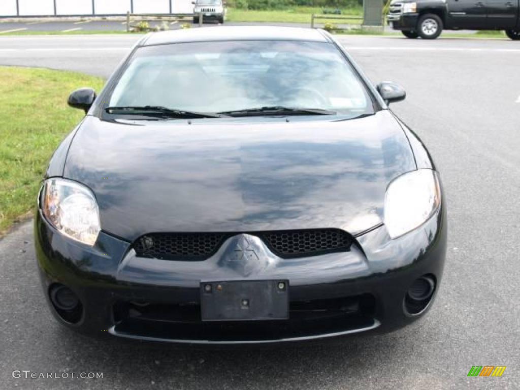 2007 Eclipse GS Coupe - Kalapana Black / Dark Charcoal photo #3