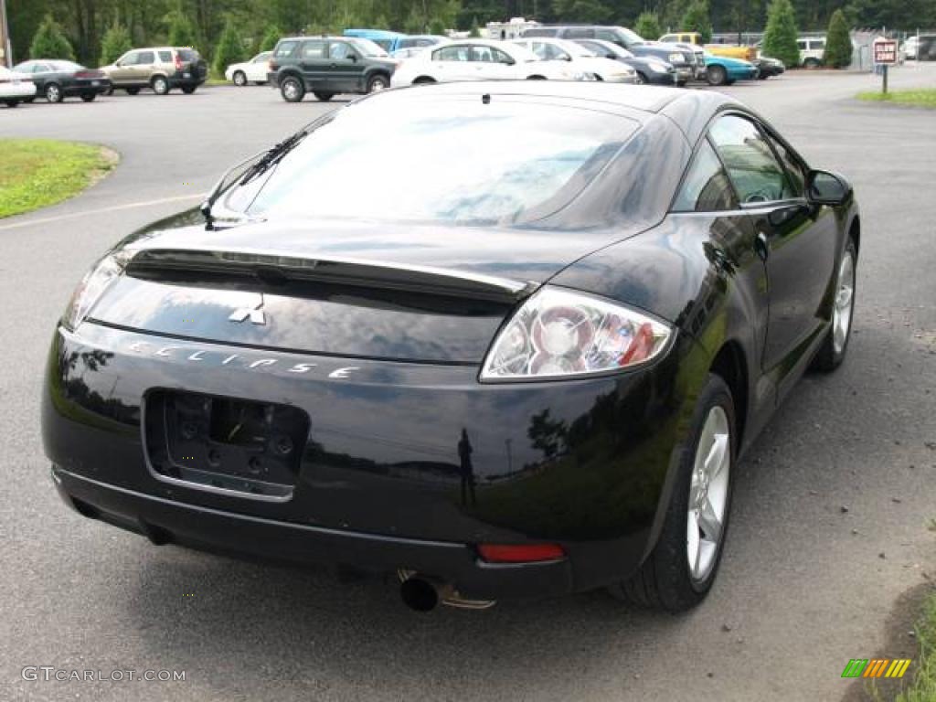 2007 Eclipse GS Coupe - Kalapana Black / Dark Charcoal photo #4