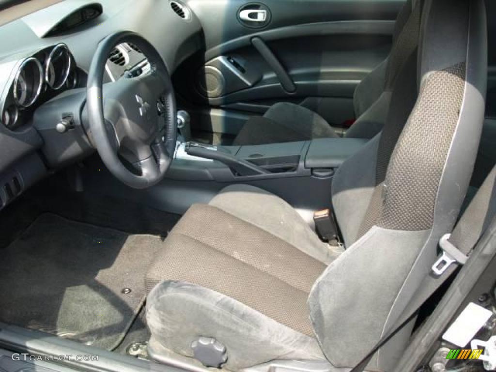 2007 Eclipse GS Coupe - Kalapana Black / Dark Charcoal photo #7