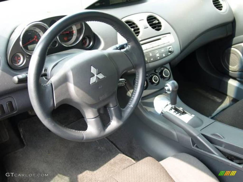 2007 Eclipse GS Coupe - Kalapana Black / Dark Charcoal photo #8