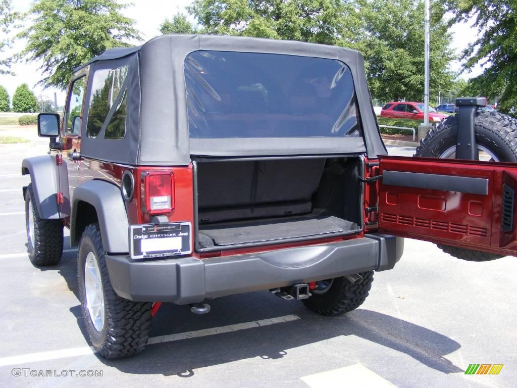 2009 Wrangler X 4x4 - Red Rock Crystal Pearl Coat / Dark Slate Gray/Medium Slate Gray photo #7