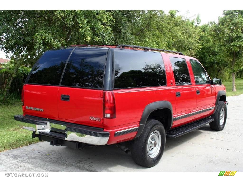 1999 Fire Red GMC Suburban K2500 SLT 4x4 16328115 Photo 9 GTCarLot