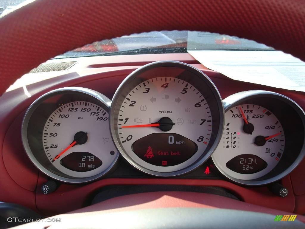 2008 Boxster RS 60 Spyder - GT Silver Metallic / Carrera Red photo #24