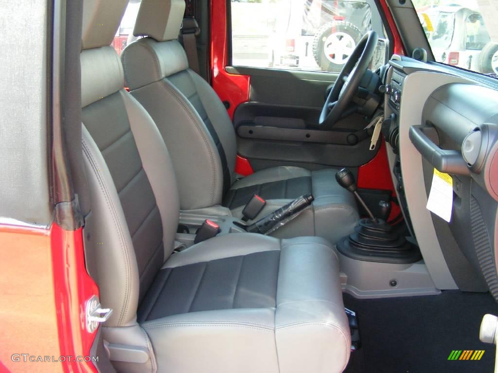 2009 Wrangler X 4x4 - Flame Red / Dark Slate Gray/Medium Slate Gray photo #7