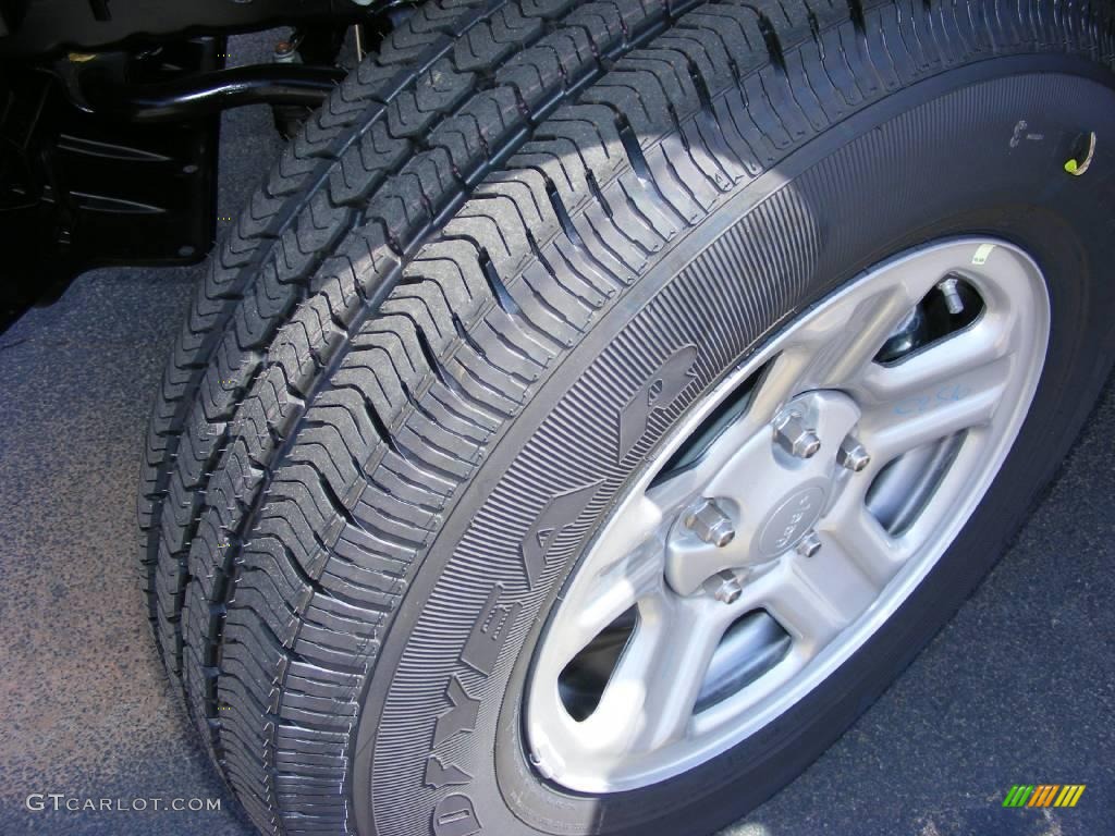 2009 Wrangler X 4x4 - Flame Red / Dark Slate Gray/Medium Slate Gray photo #12