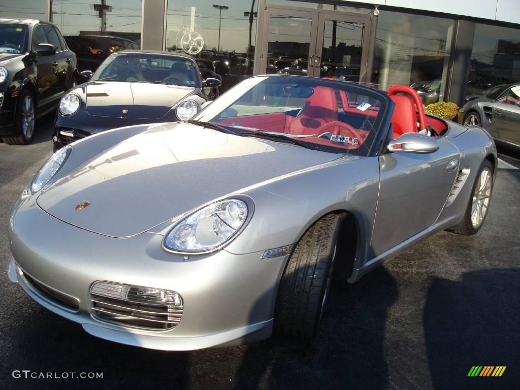 2008 Boxster RS 60 Spyder - GT Silver Metallic / Carrera Red photo #27