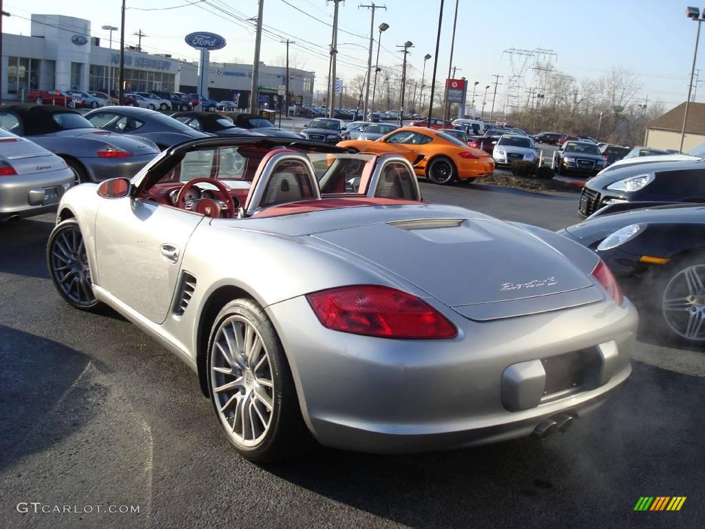 2008 Boxster RS 60 Spyder - GT Silver Metallic / Carrera Red photo #29