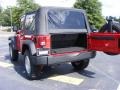2009 Flame Red Jeep Wrangler X 4x4  photo #7