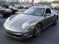 2008 Meteor Grey Metallic Porsche 911 Turbo Coupe  photo #9