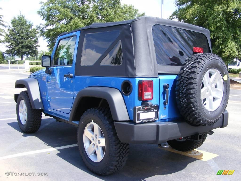 2009 Wrangler X 4x4 - Surf Blue Pearl Coat / Dark Slate Gray/Medium Slate Gray photo #2