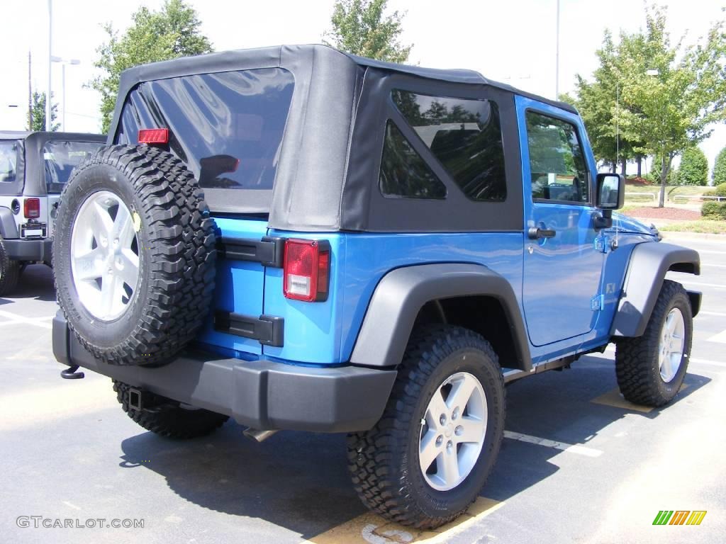 2009 Wrangler X 4x4 - Surf Blue Pearl Coat / Dark Slate Gray/Medium Slate Gray photo #3