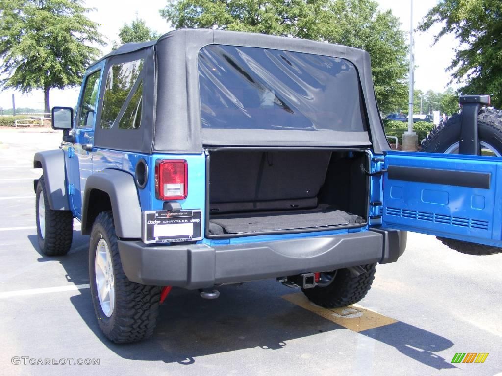 2009 Wrangler X 4x4 - Surf Blue Pearl Coat / Dark Slate Gray/Medium Slate Gray photo #7