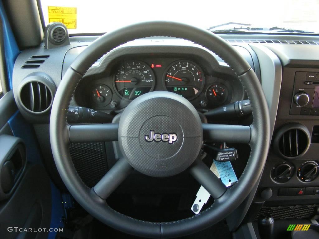 2009 Wrangler X 4x4 - Surf Blue Pearl Coat / Dark Slate Gray/Medium Slate Gray photo #11