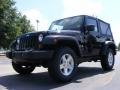 2009 Black Jeep Wrangler X 4x4  photo #1