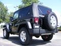 2009 Black Jeep Wrangler X 4x4  photo #2