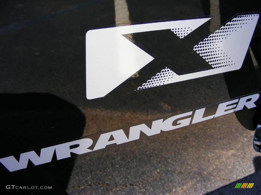 2009 Wrangler X 4x4 - Black / Dark Slate Gray/Medium Slate Gray photo #5