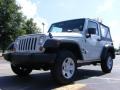 2009 Bright Silver Metallic Jeep Wrangler X 4x4  photo #1